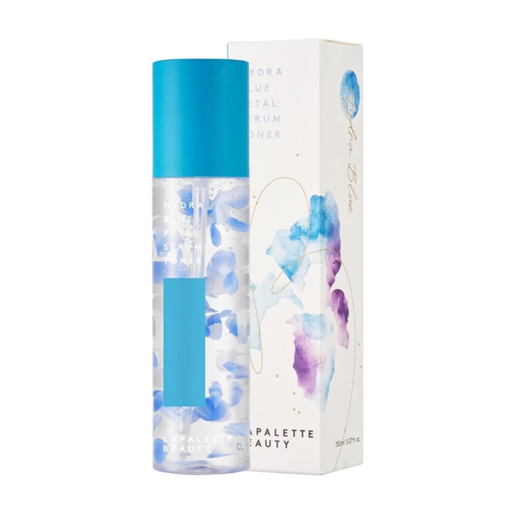 Lapalette Hydra Blue Petal Serum Toner Moisture Face Mask 3 in 1 Skincare